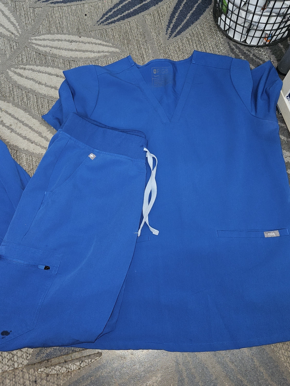 Figs Royal Blue Medical Scrub Set